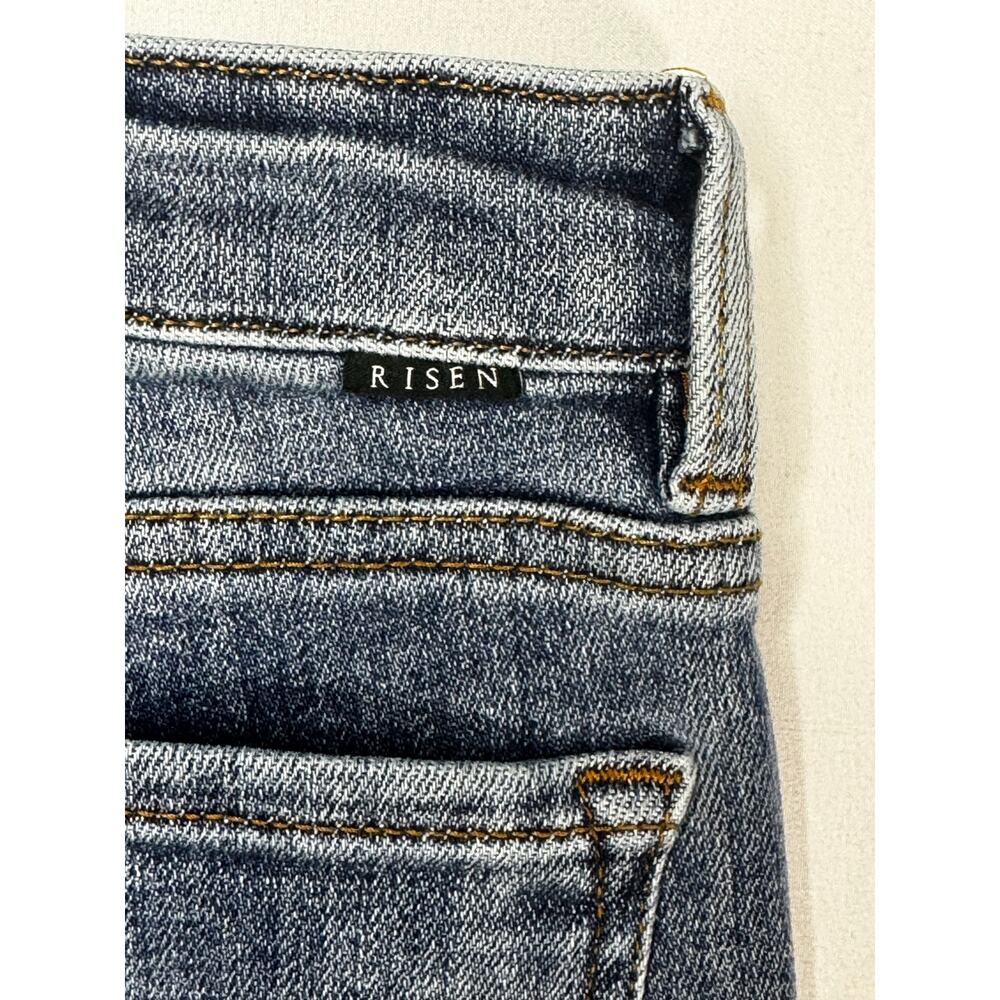 Social Threads x Risen Women's Straight Stretch Jeans - Size 1/25 (25x26)* - Picture 3 of 6